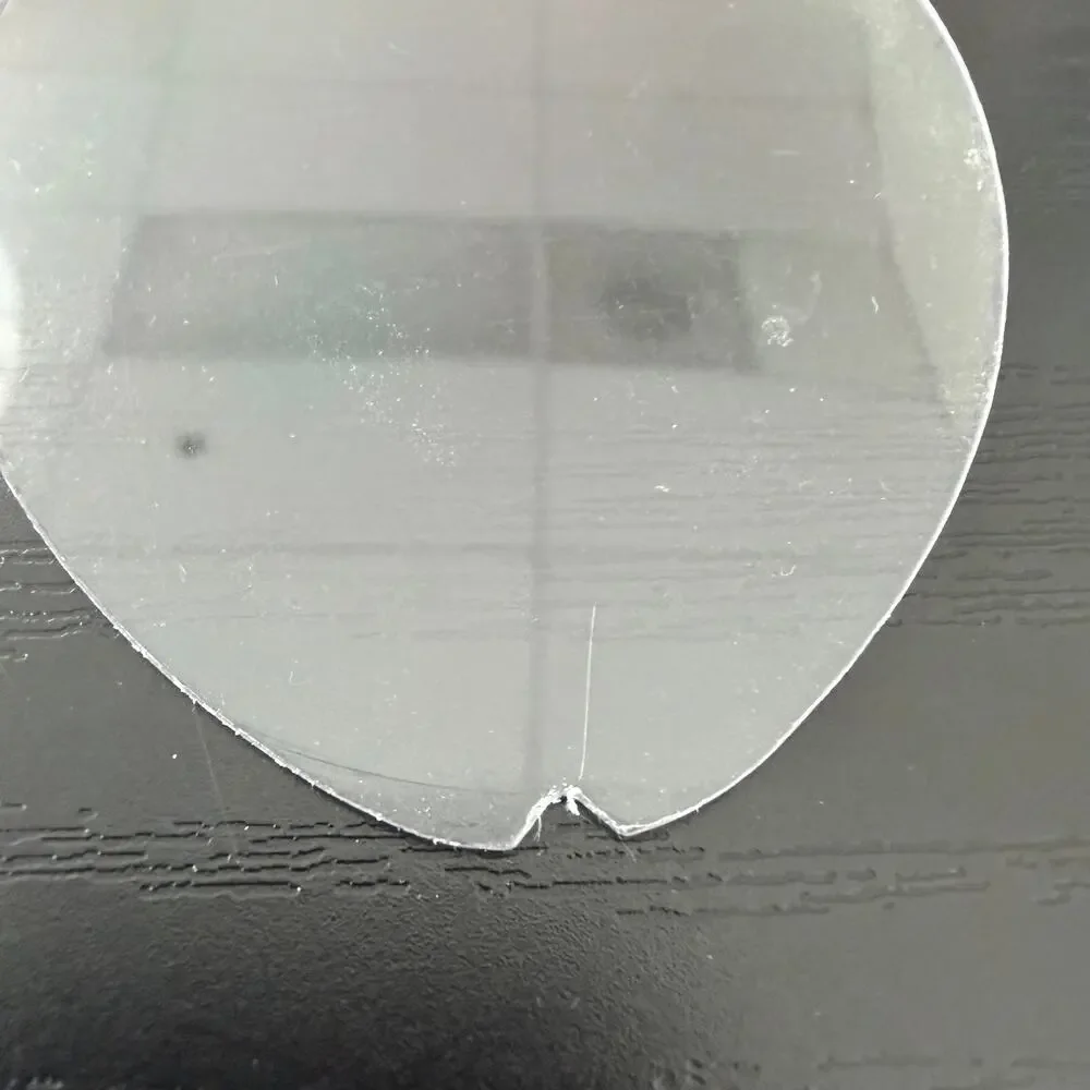 Mikasa Glass Striped Oval Picture Frame 6”x5” READ